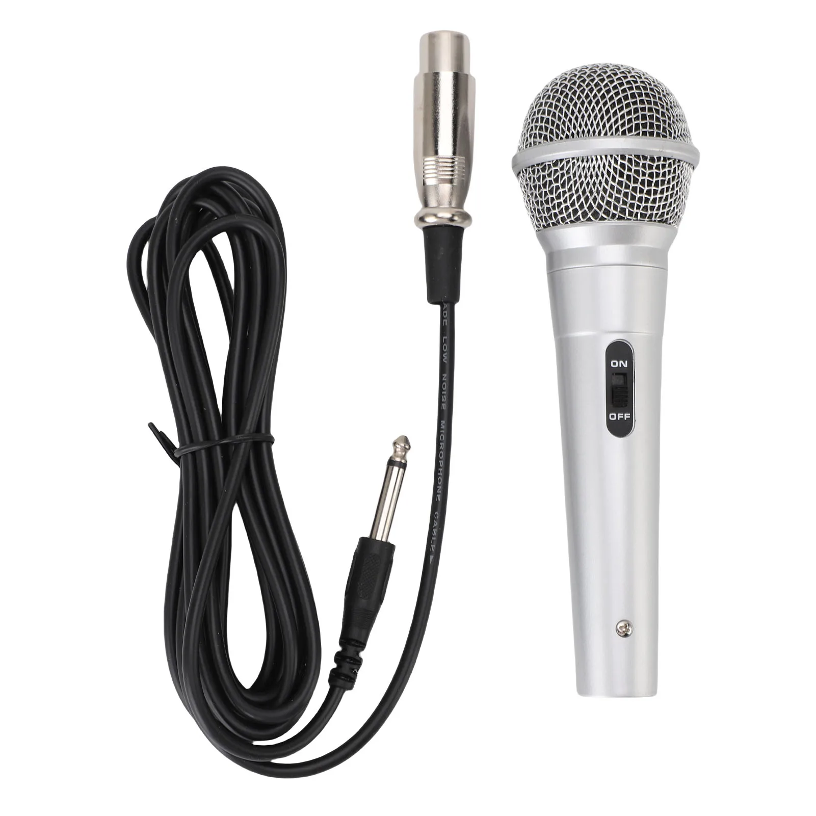 Micrófono con cable de mano, micrófono Vocal dinámico cardioide de 6,5mm para altavoces, máquina de canto de Karaoke, mezclador de amplificador, micrófono cardioide