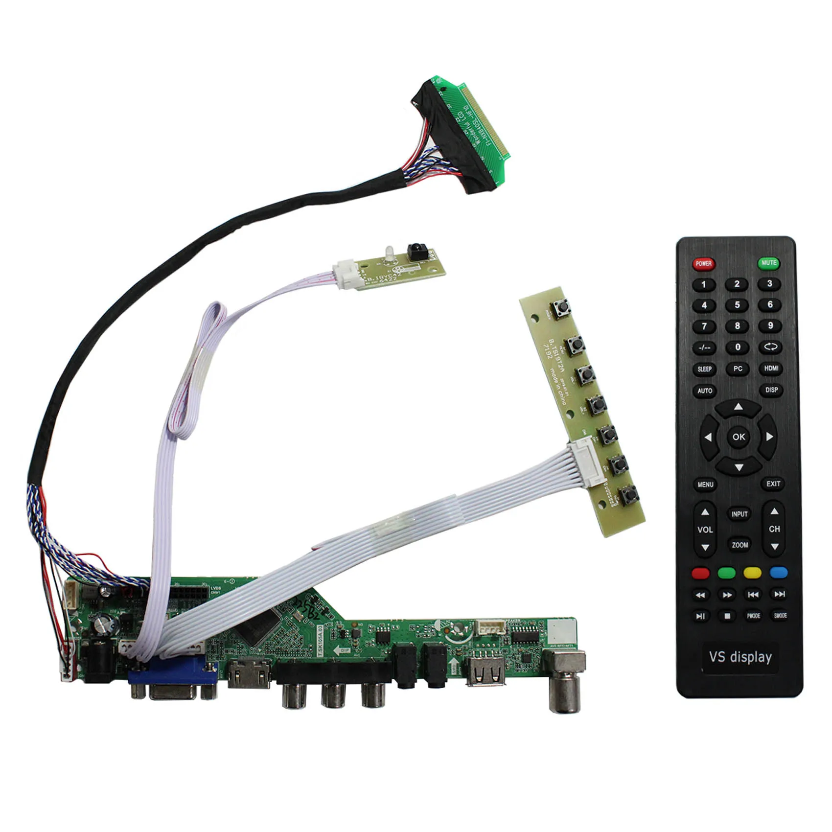 

HD-MI VGA AV USB LCD Driver Board Compatible With 40pin LTN121AT09 1280x800