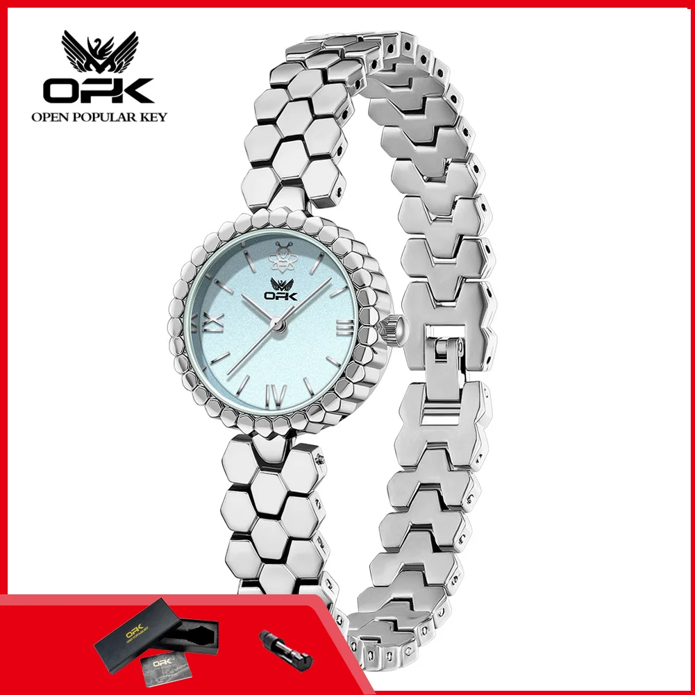 OPK 6079 Damenuhren, wasserdicht, hochwertig, originales Quarzwerk, modische, lässige Damen-Armbanduhren