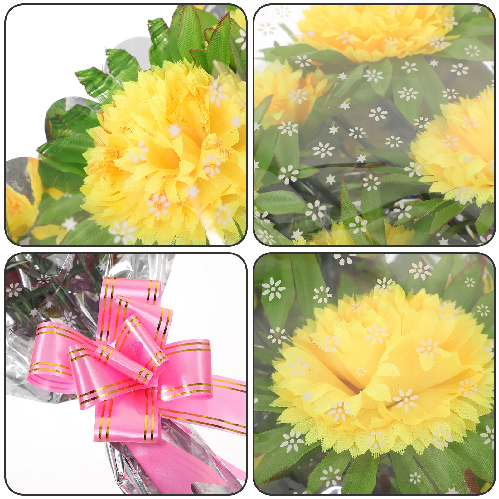 

2Pcs Qingming Festival Cemetery Fake Flowers Artificial Memorial Bouquets Year-Round Grave Decorations Cemetery Flowers