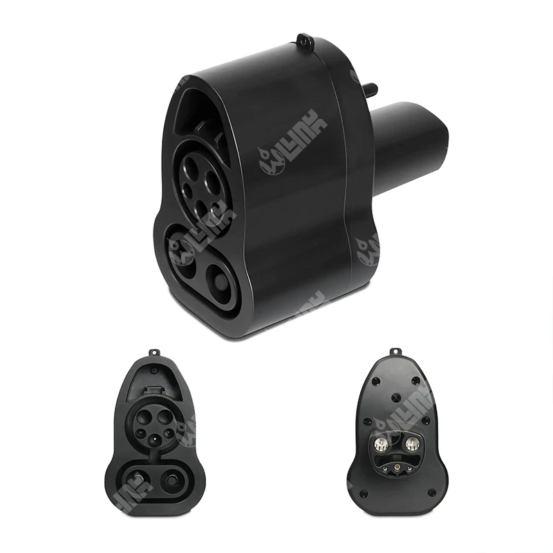 OLINK NACS شاحن تيار مستمر شاحن سريع مع CCS كومبو 1 محول حالة جديدة التوصيل نوع NACS CCS1 محول #1