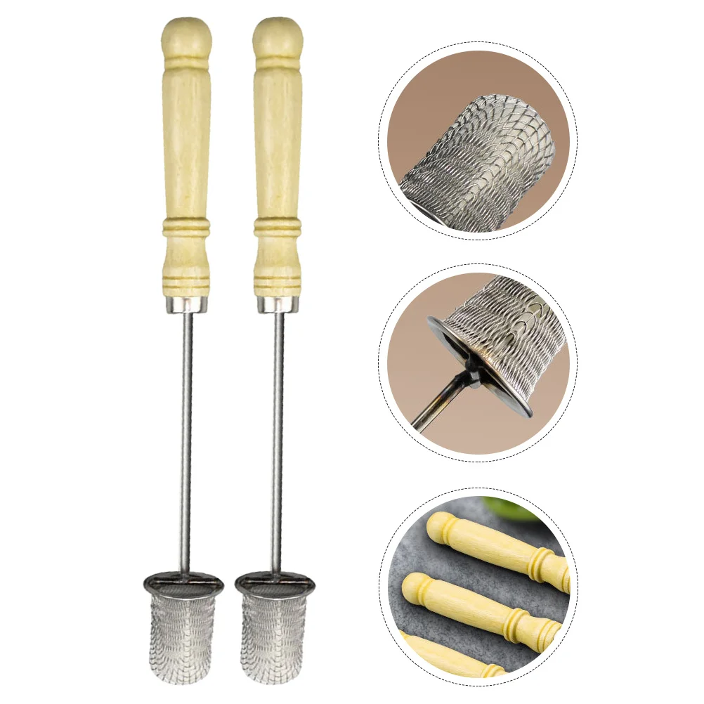 

2Pcs Cupping Igniter Fire Rod Anti-Scalding Handle Durable Cotton Stick for Beauty Salon Foot Bath Spa Cupping Accessories