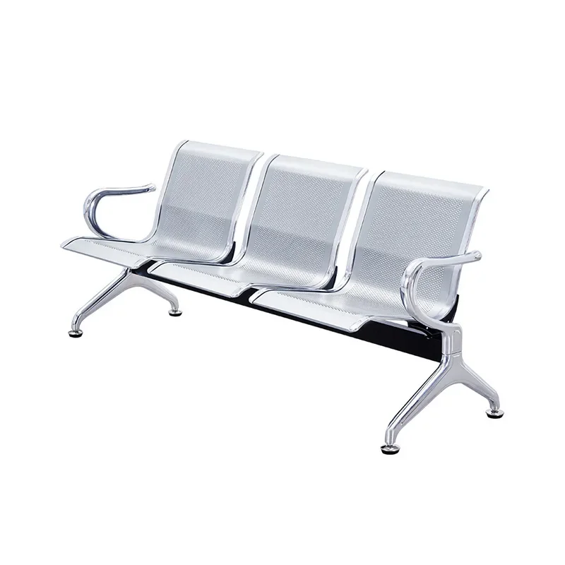 

Three-person row chair hospital station bank waiting airport chair long waiting public seat infusion