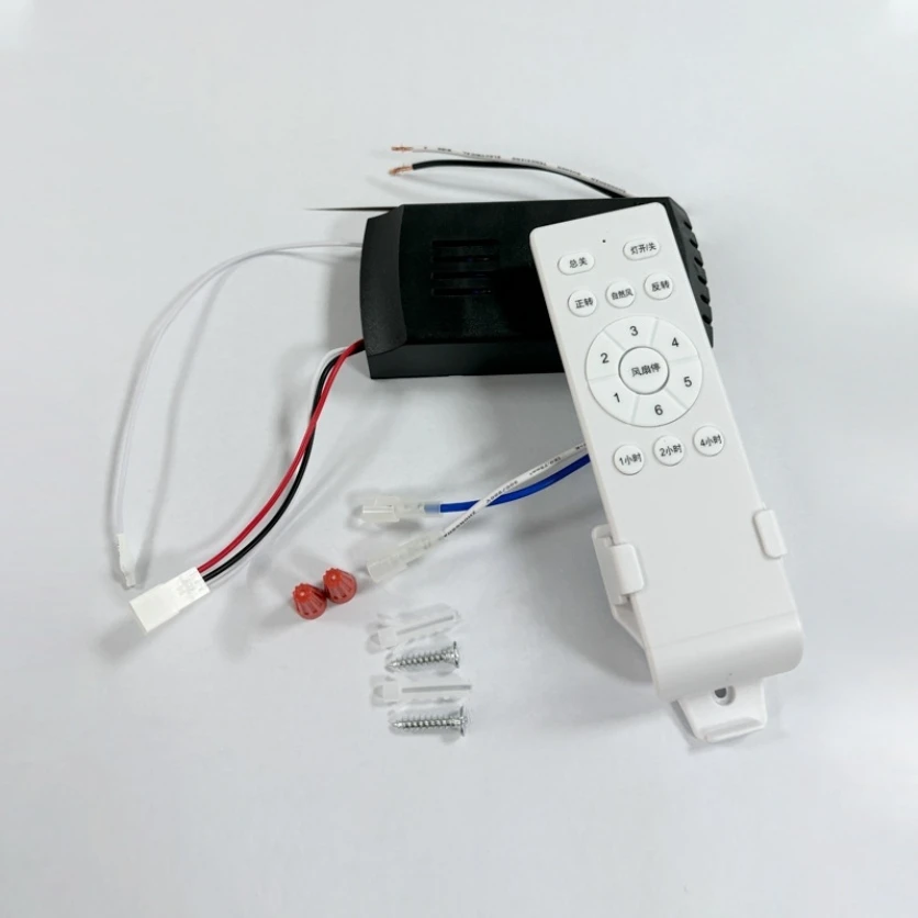 35W DC 24V 6 Speed Ceiling Fan Light Remote Control Receiver Wireless Controller Kit for High Voltage 90 265V Fans