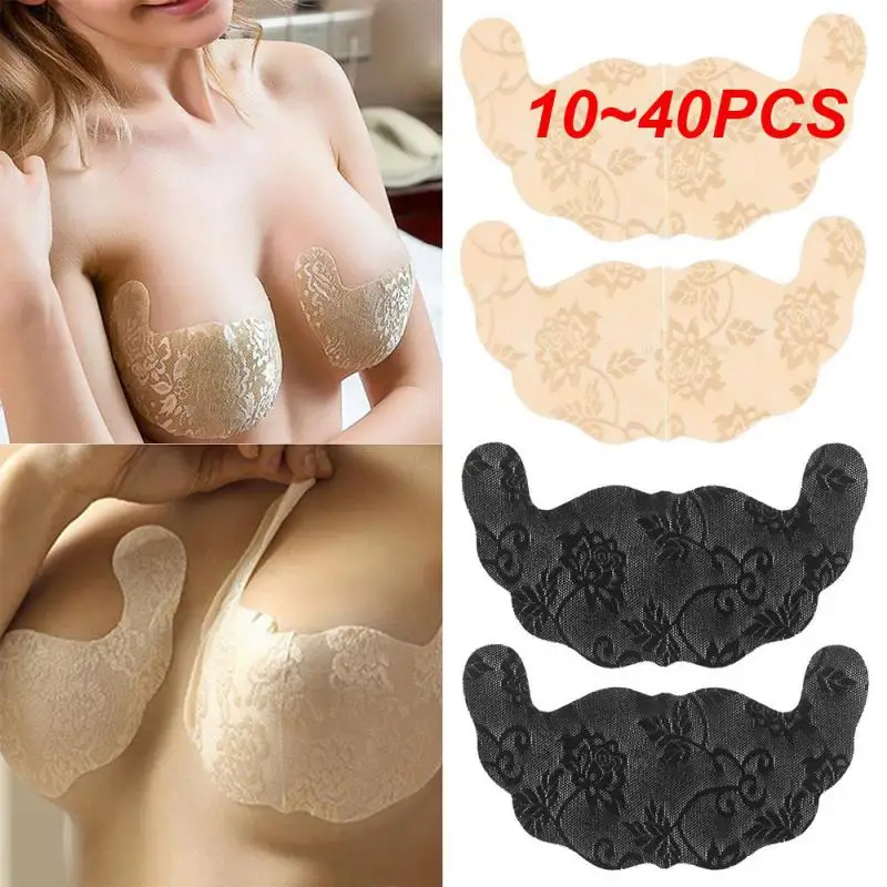 10~40PCS Lingeries  Nipple Cover Nipple Adhesive Paste For Swimwear Wedding Dress Chest Anti-bump Breast Pumps Cover Dispossible