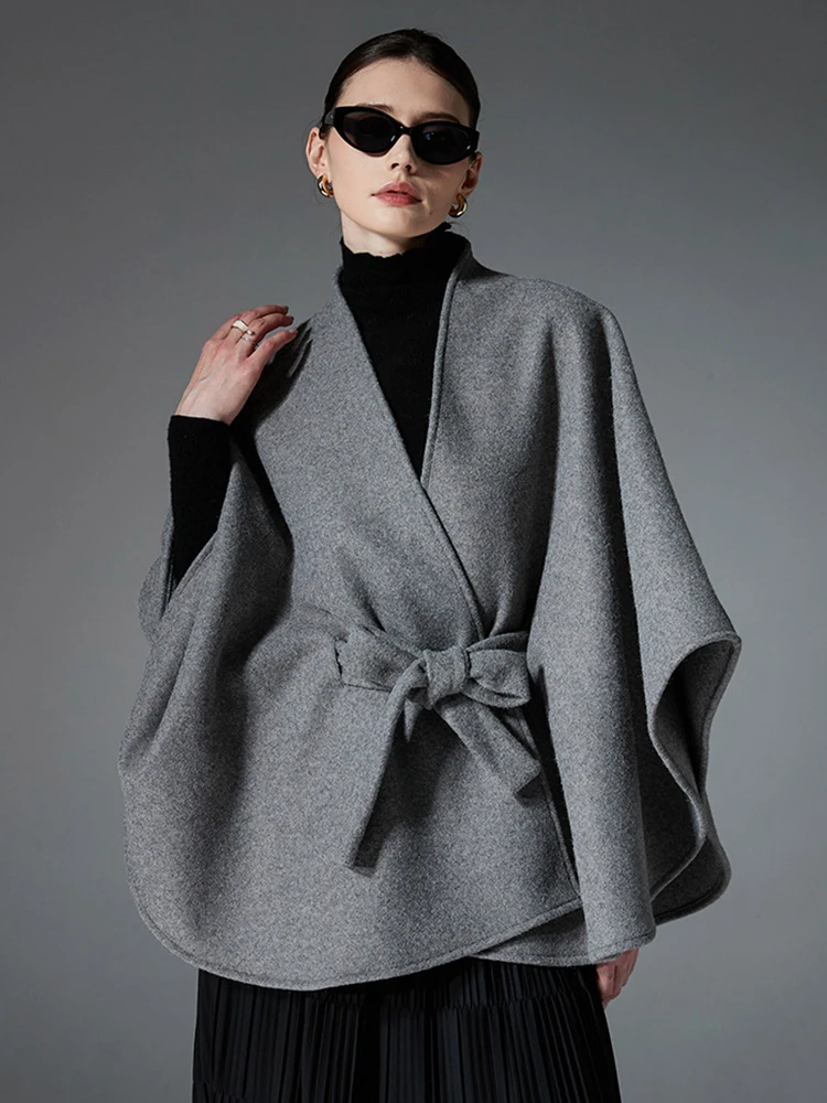 

Autumn Winter Scarf Women Lady Layers Poncho Elegant Cardigan Belt Wrap Shawl Casual Warm Scarve Capa Para Mujer Pashmina Cloak