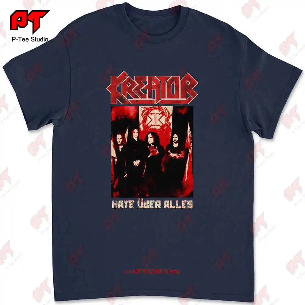 Kreator Hate About Everything Band Photo T Shirt 7X9D