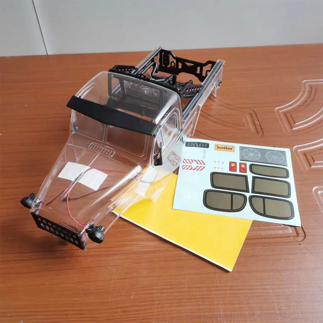 RGT Spare Parts P86483-0 P86483-1 P86483-2 P86483-3 Pre-Assembled PC Body For RGT EX86170 1/10 RC Electric Off-road Vehicles