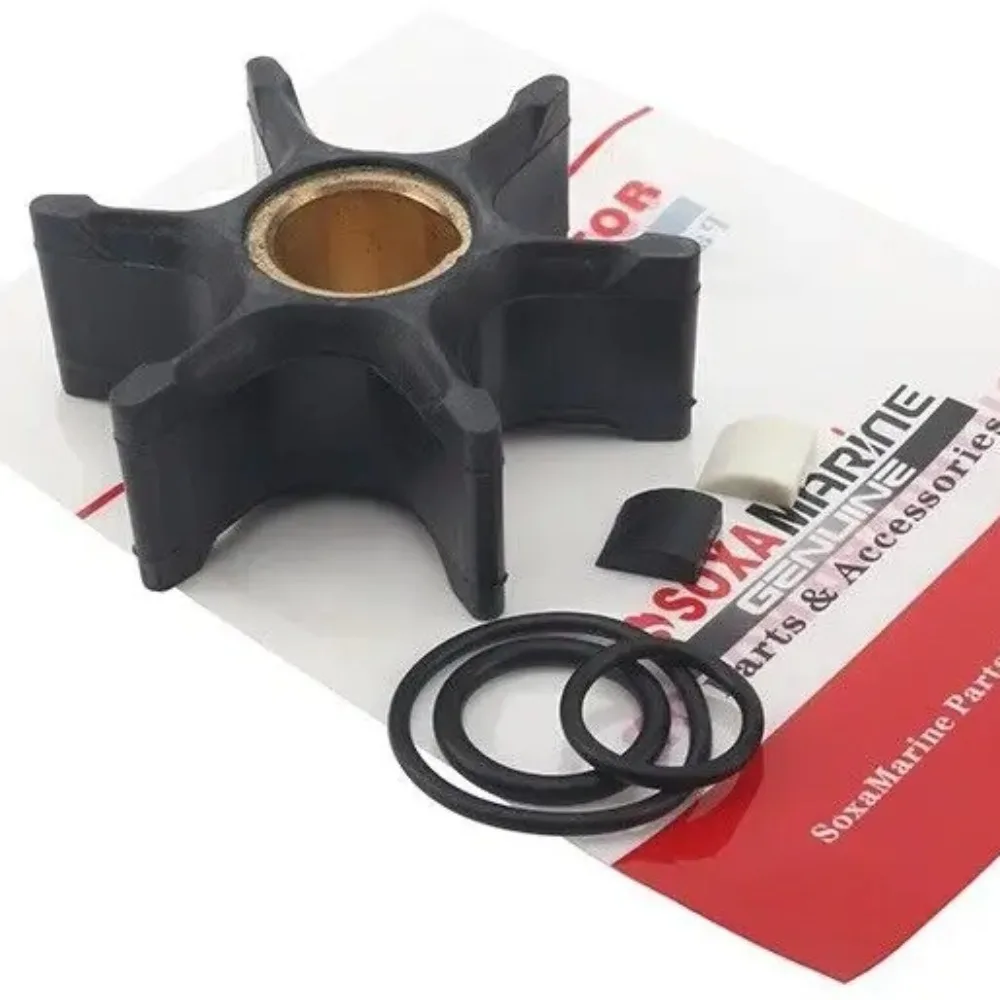 

389289 Крыльчатка и ключ водяного насоса для подвесного двигателя Evinrude Johnson OMC V4 V6 V8 85 90 100 115 120-300 л.с. 391538 394534