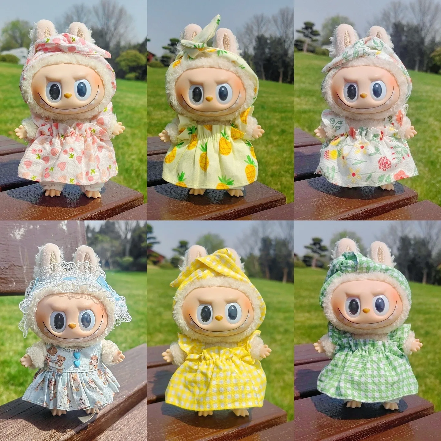 

Cute Rainbow Candy Flower 1st 2nd and 3rd Generation Labubu Suitable For 17cm Labubu Labubu Compatible With 1st 2nd And 3rd