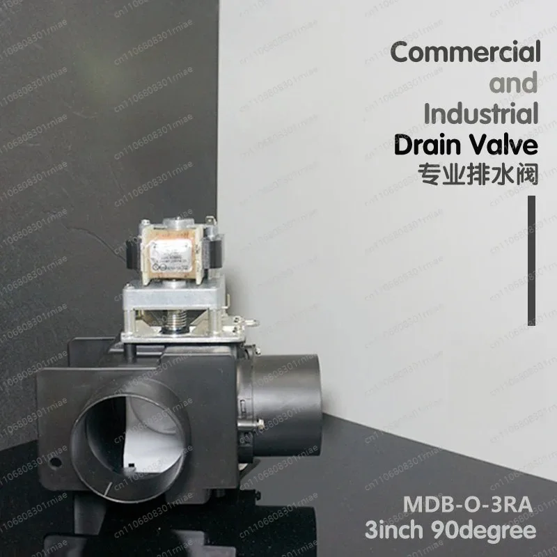 3 Inch 90 Degree Industrial Washing Machine Drain Valve Exact Fit Replacement Part MDB-O-3RA SC for Commercial Washer Repair