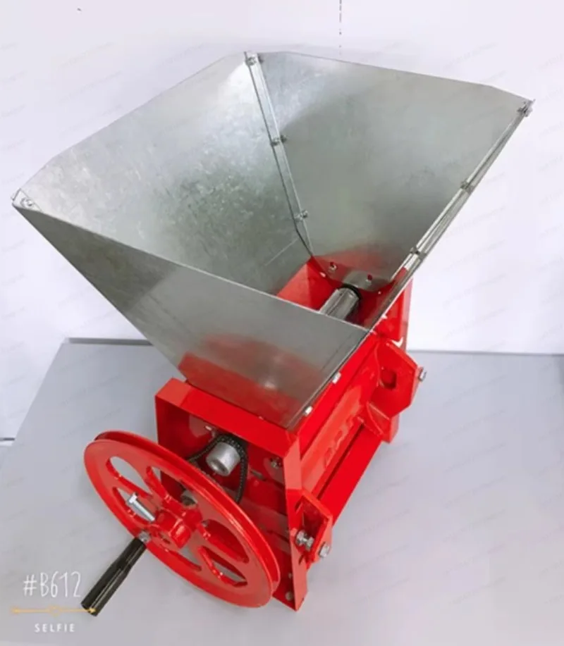 Hand Cranked Coffee Bean Peeler, Fresh Coffee Fruit Skin Remover & Shelling Machine for Export