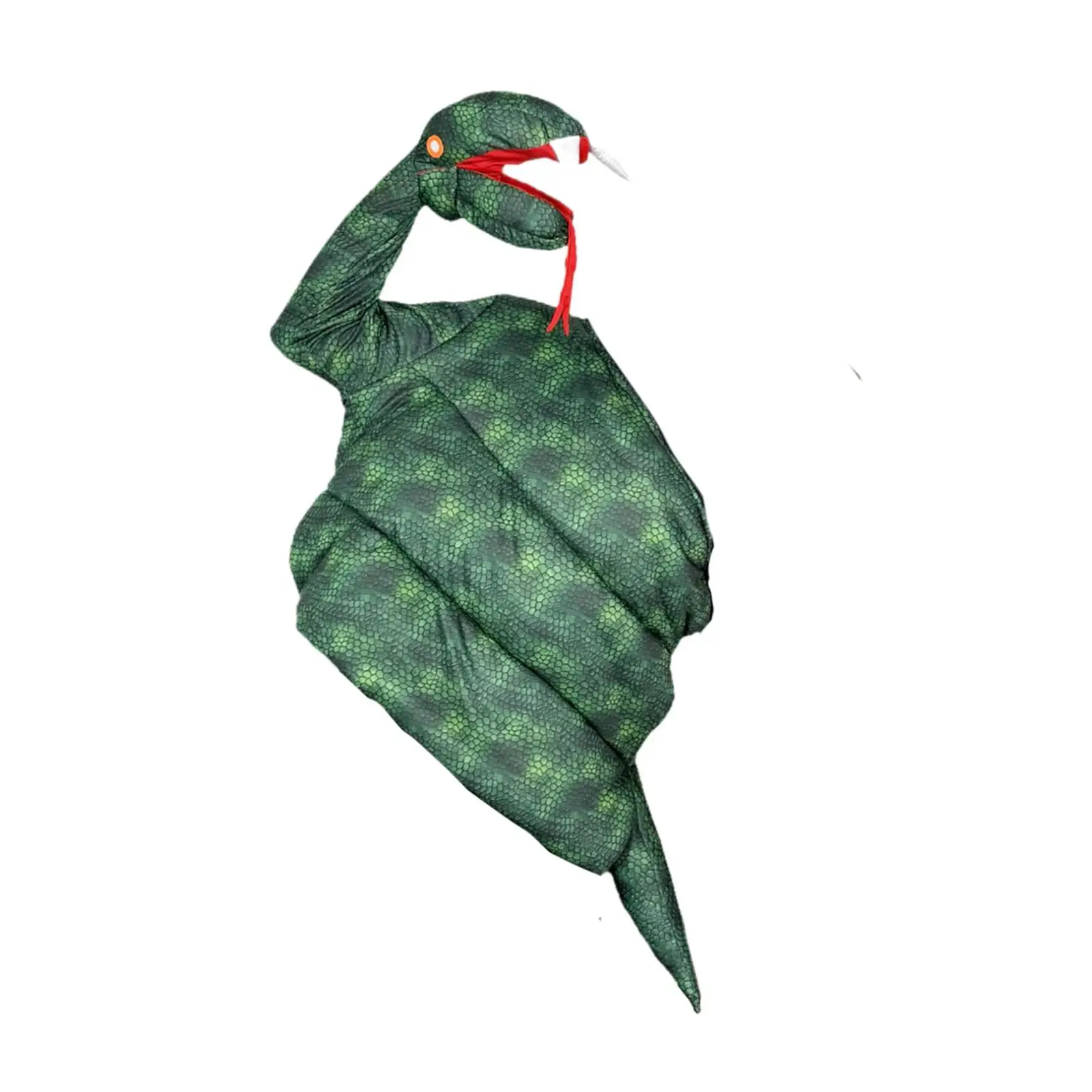 뱀 의상 성인 사이즈 축제 테마 파티를 위한 파티 드레스