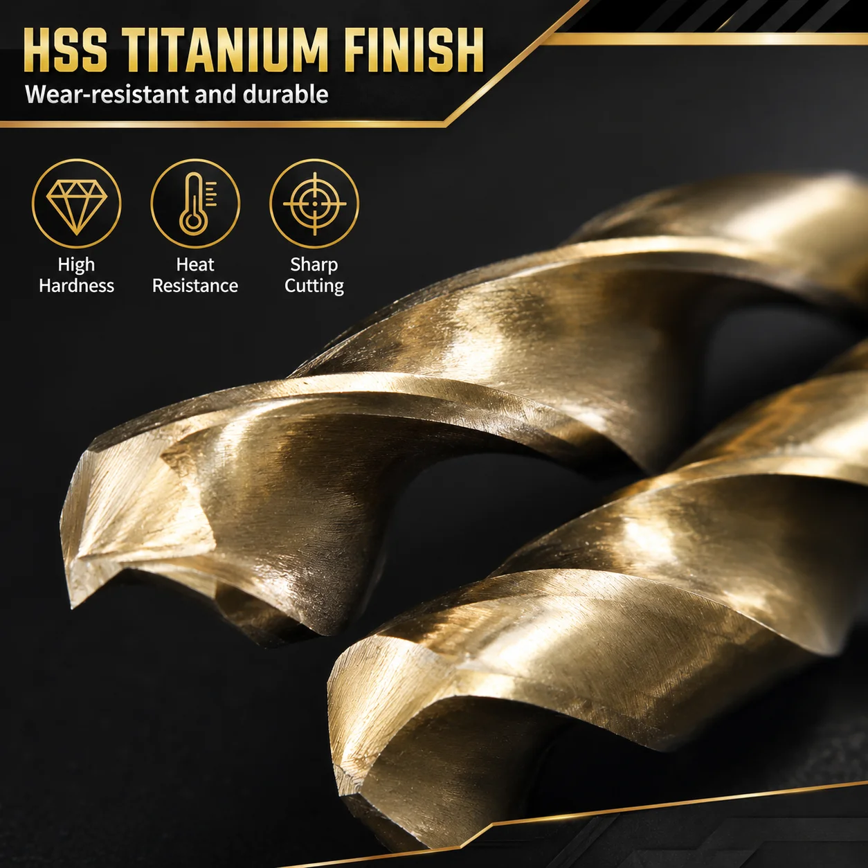 1PC 10mm M35 HSS CO Cobalt Twist Drill Bit,135° Split Point Straight Shank Drill For Stainless Steel Metal Drilling