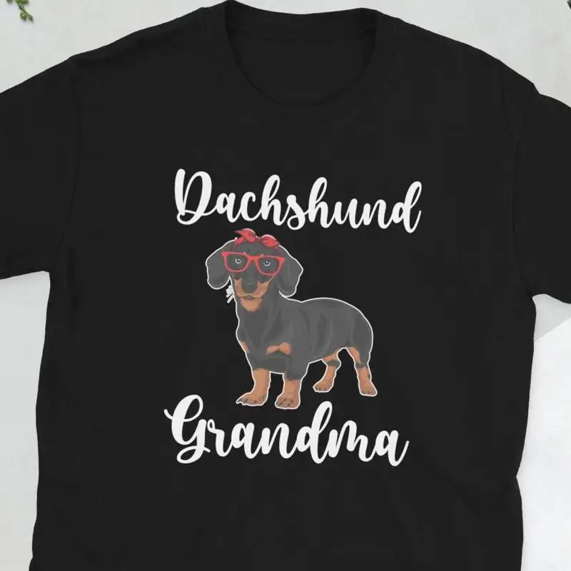 

Футболка «Гордая такса бабушки бабушки»