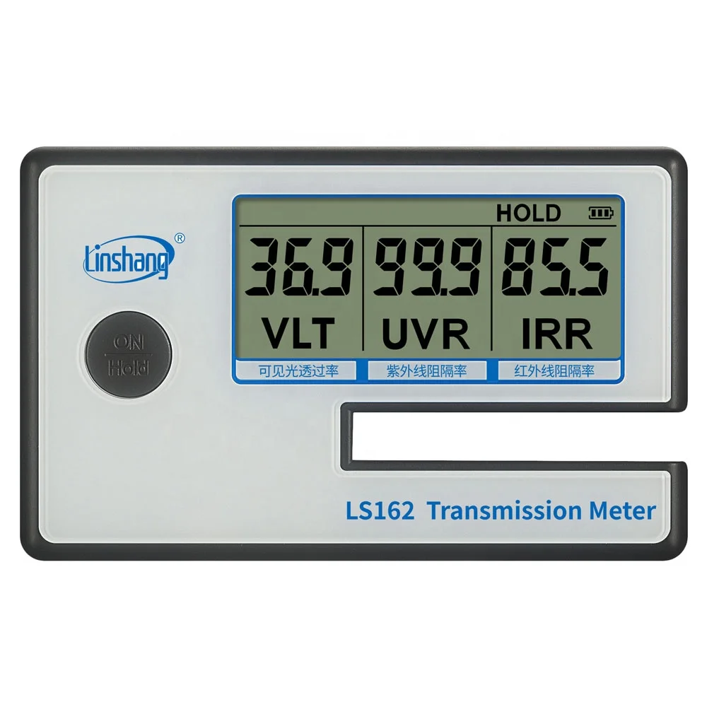 GOYOJO Portable Window Tint Transmission Meter Linshang LS162 Measure IR Rejection UV Blocking Rate Visible Light Transmittance