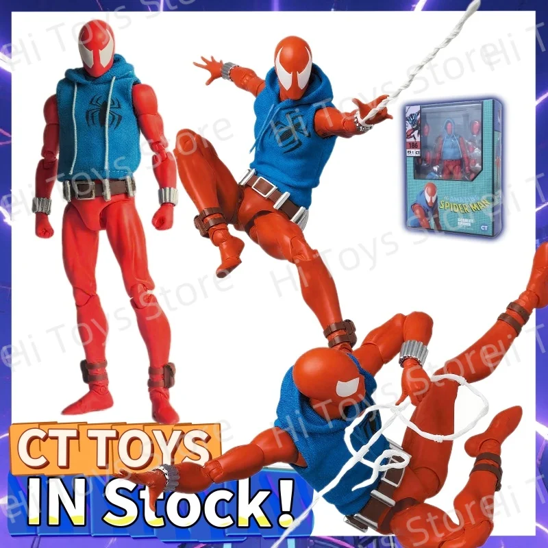

CT Toys Spiderman Figure Scarlet Spider The Amazing Spider-Man Comic Version Action Figure Model Figurine Toy Gift