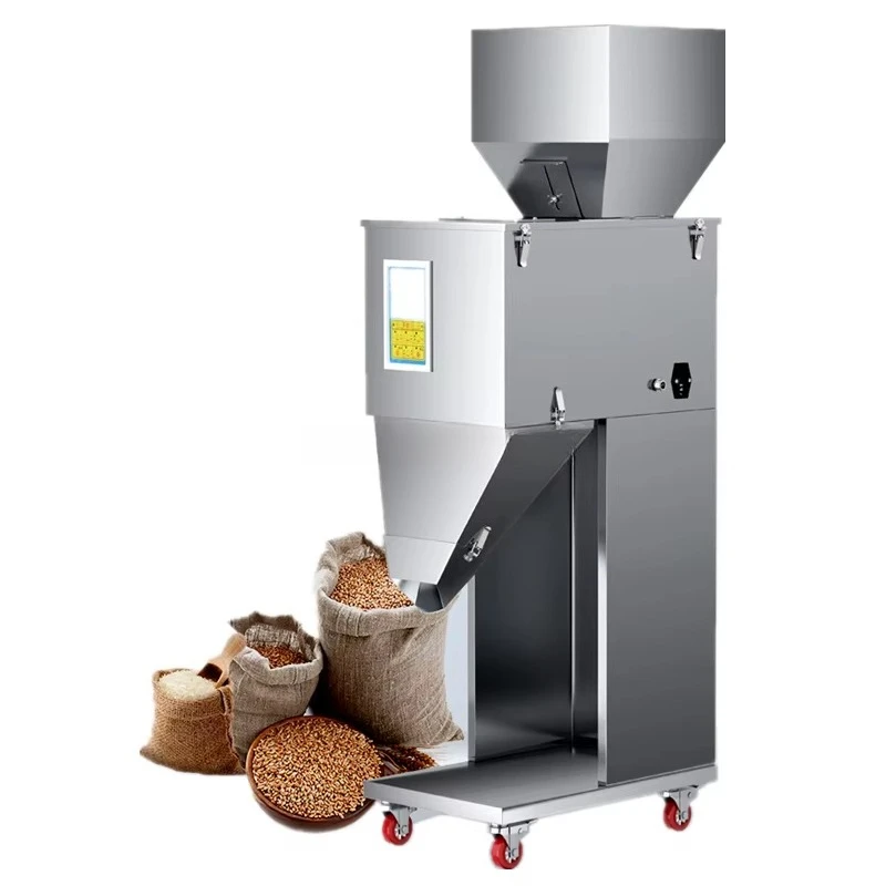 

500G 1KG Multifunctional Seasoning Rice Granules Coffee Powder Granules Weighing Shelf Filling Machine