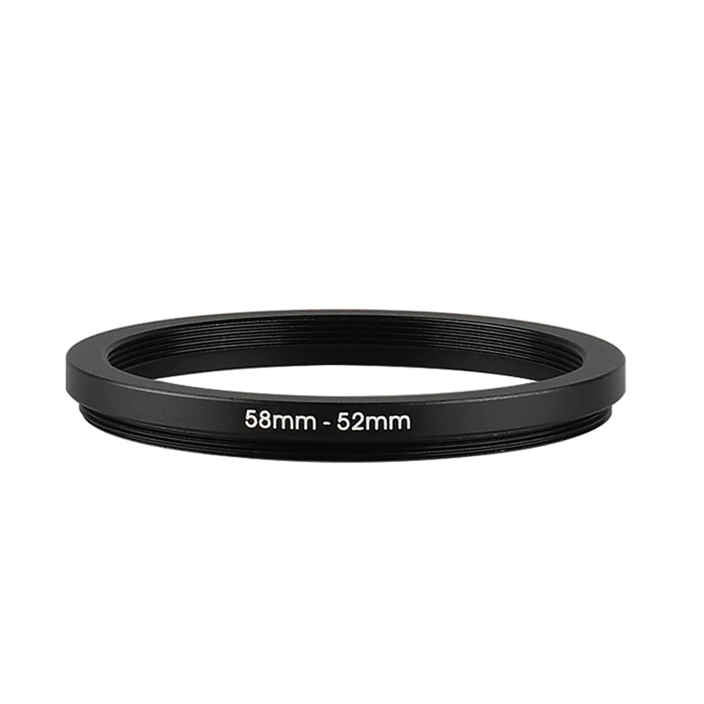 New Camera Lens Filter Metal Adapter Ring 58mm-52mm Step Down Ring Set 58 To 52 58-52mm 58-52 Filter Adapter Camera Adapter Ring