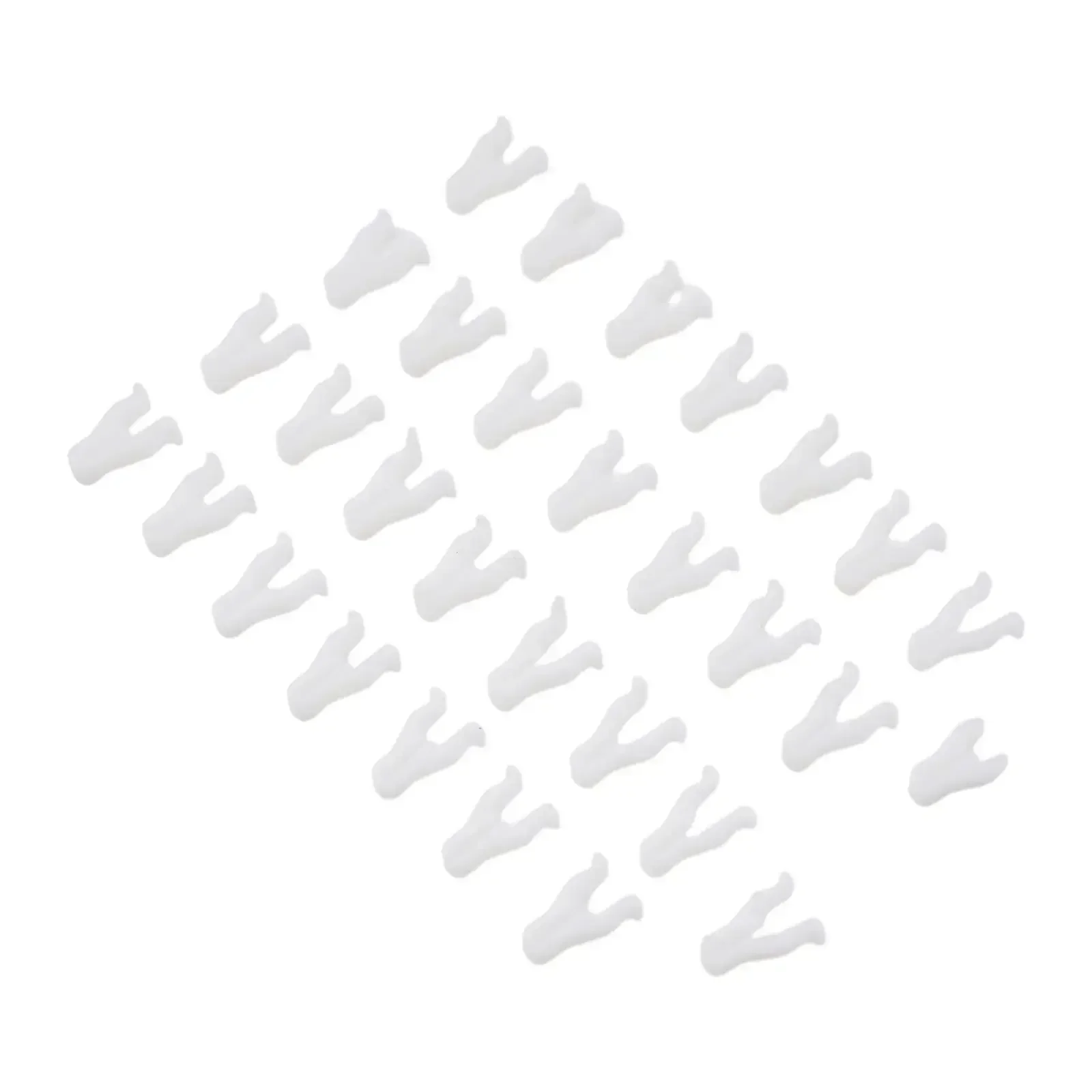 30pcs White Plastic Nylon Switch Bezel Clip For Toyota For 4Runner For Lexus Switch Bezel Clips Car Accessories