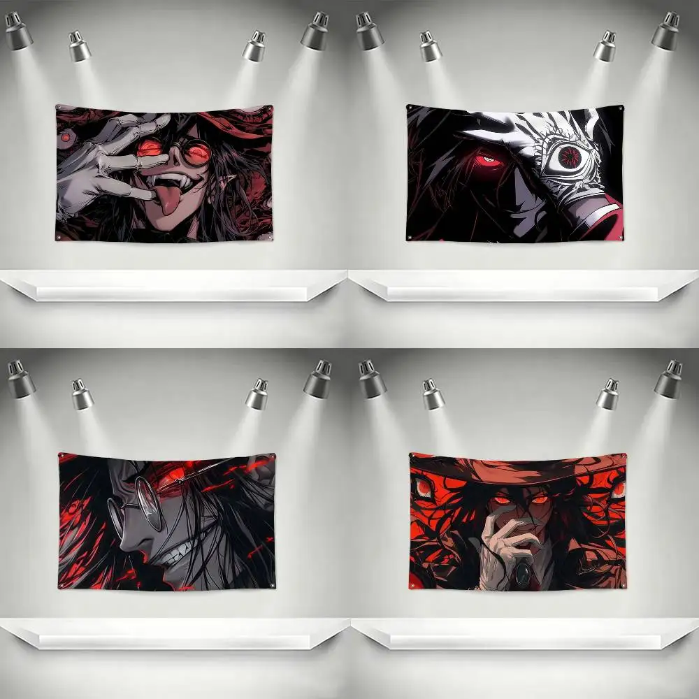 Hellsing Anime Cool  Flag Suitable For Party Club Outdoor Interior Wall Decoration Banner Fans Gift