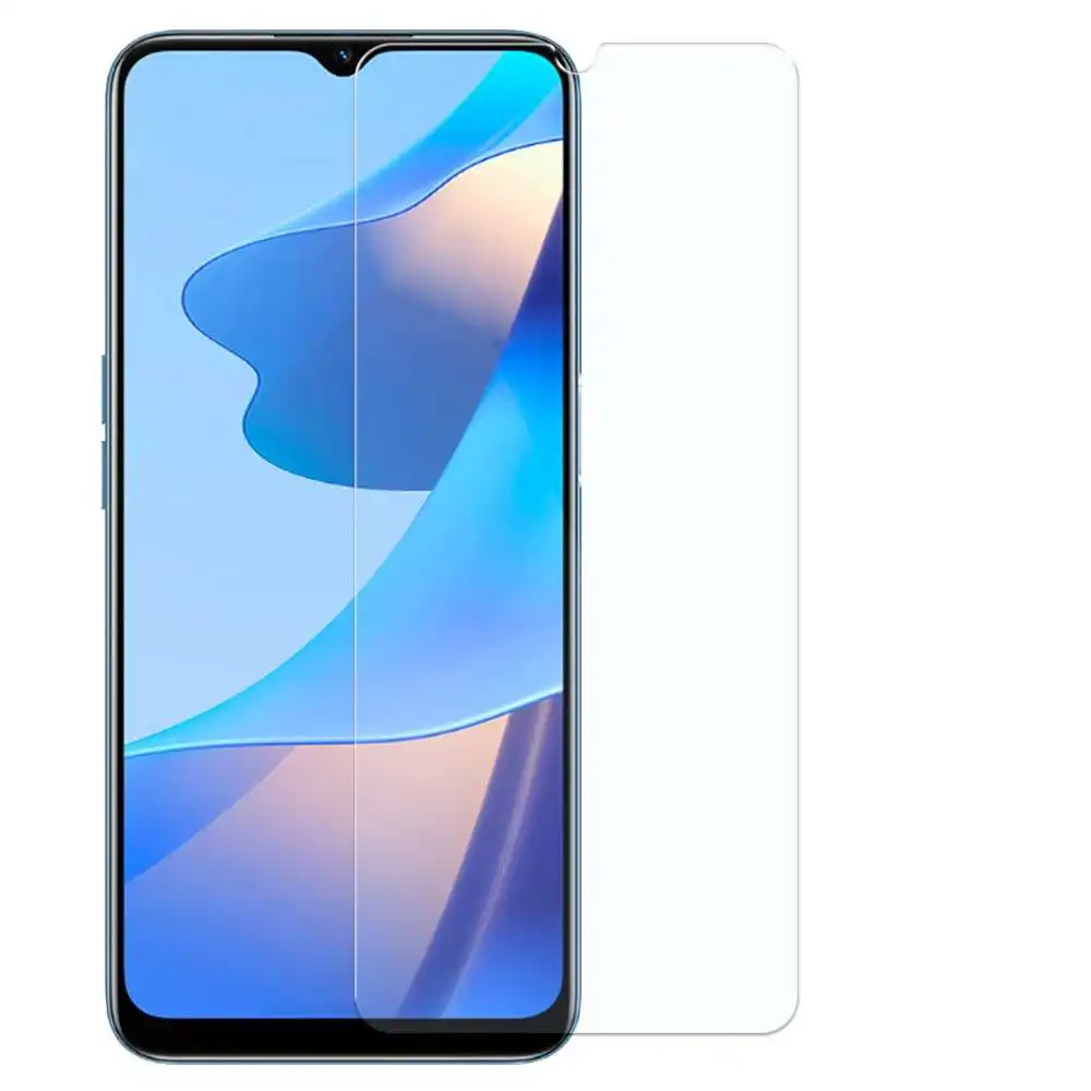 Premium Tempered Glass Compatible with Oppo A16 Flat 9H 2.5D Screen Protector Cover Front Shockproof
