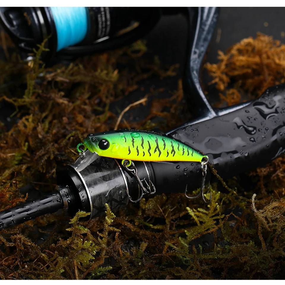 TSURINOYA 10 stücke 46mm 5g Intruder 46S Sinking Angeln Köder Für Forelle Spiel Minnow Künstliche Harten köder Angelgerät – Detail 34