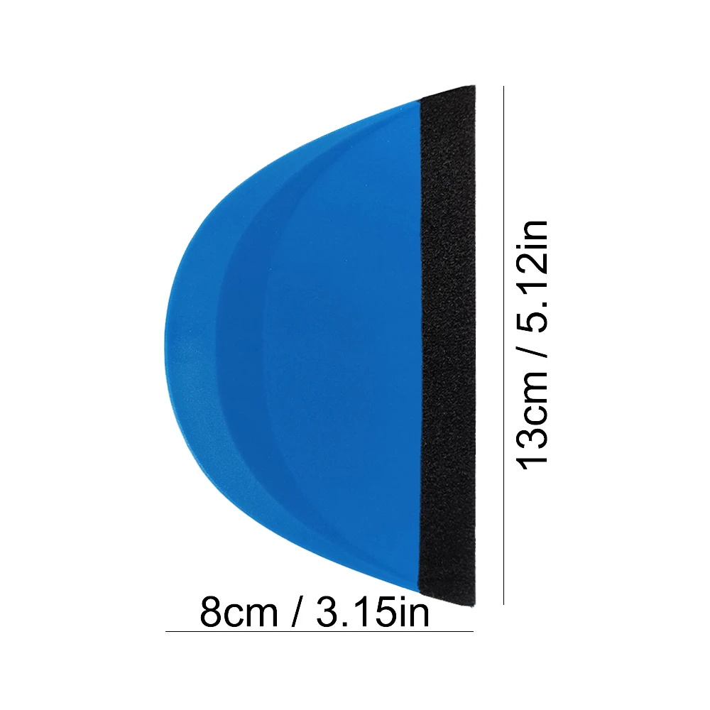 3Pcs Squeegee with Felt Edge Plastic Window Tint Wrap Wallpaper Tool Decal Applicator Vinyl Scraper Tint Glass Film Installation