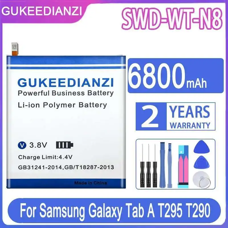 

Swd-WT-N8 Надежная сменная батарея для планшета емкостью 6800 мАч для Samsung Galaxy Tab A T295 T290
