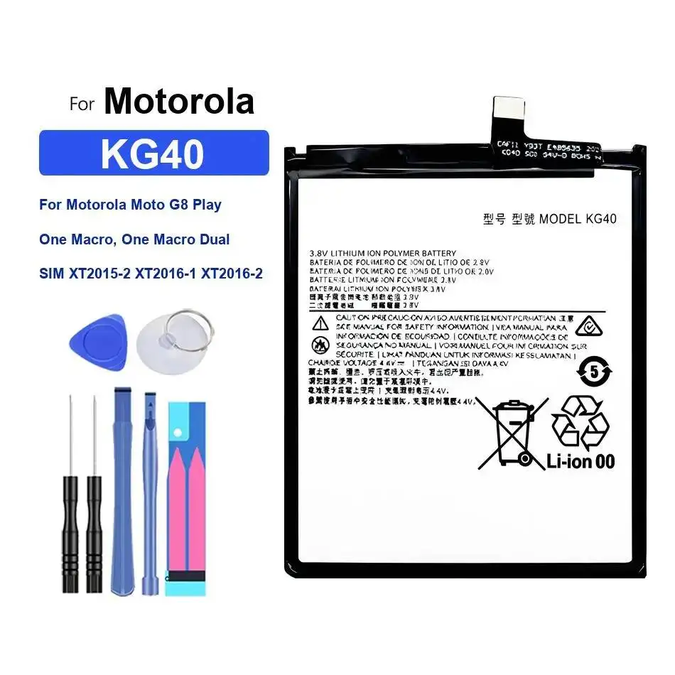

Battery 2010mAh-5640mAh For Motorola Moto Z3 G7 G G2 G50 5G (G4 G5 G6 G5S G7 G8 G9 P30) Play Plus Power XT1028 XT1684 XT1625