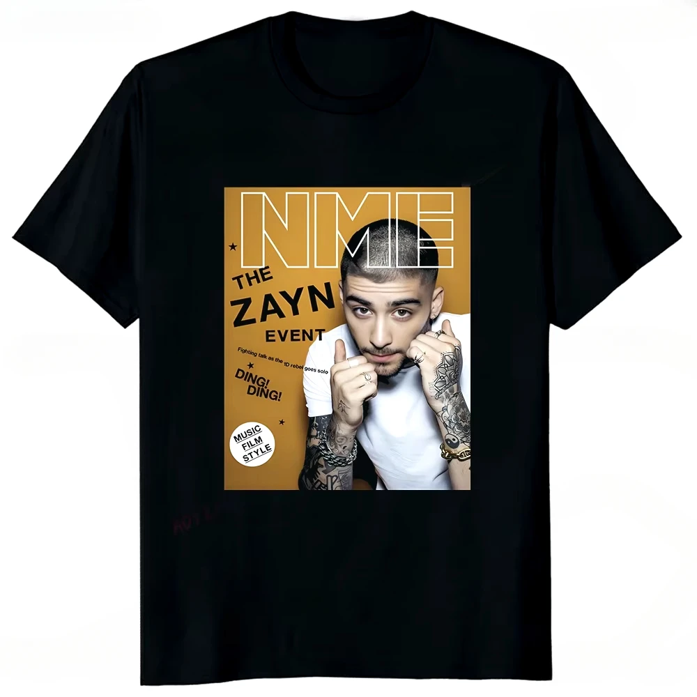 Room Under The Stairs 2025 Rapper Zayn Malik T-shirt O-Neck Short Sleeve Fans Gift Top Tee Oversized Casual Men's Women Clothing