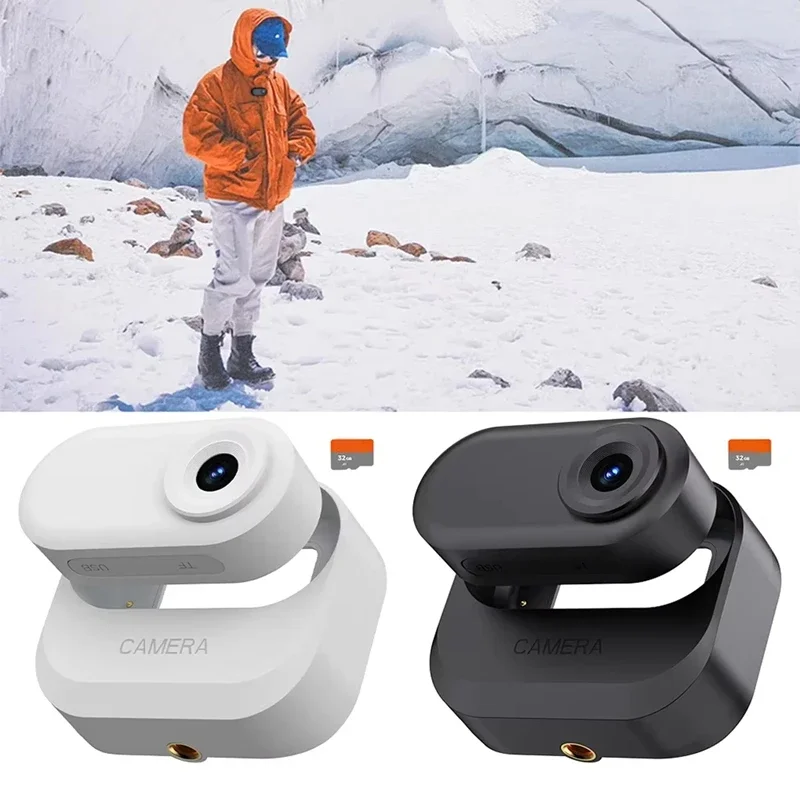 NEW 1080P Mini Action Cam With Screen Sports DV Video Recorder Small Camcorder Portable Pocket Cam With Magnetic Charging Case