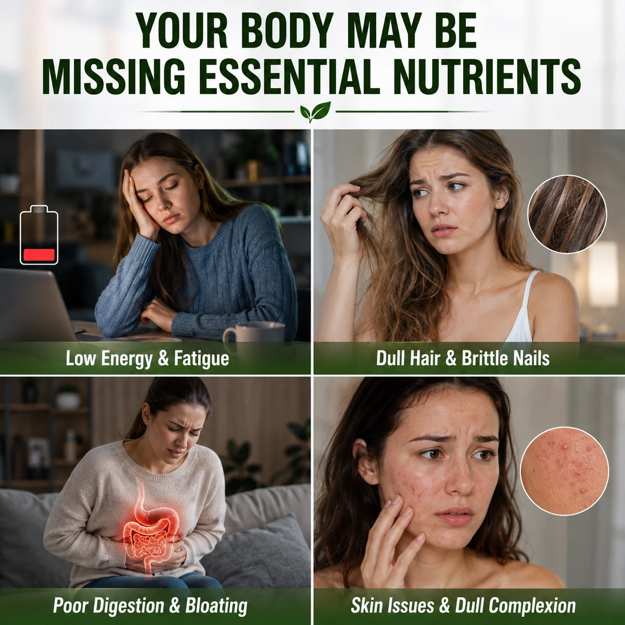 Chlorella Spirulina Capsules 3000 mg, Support Immune Health, Boosts Cellular Energy, Slows Cell Aging, and Aids Detoxification