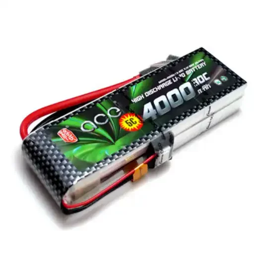 for Gens Ace Lipo Battery 4S 4000mAh 14.8V Rechargeable 25C  Battery Pack For RC Helicopter