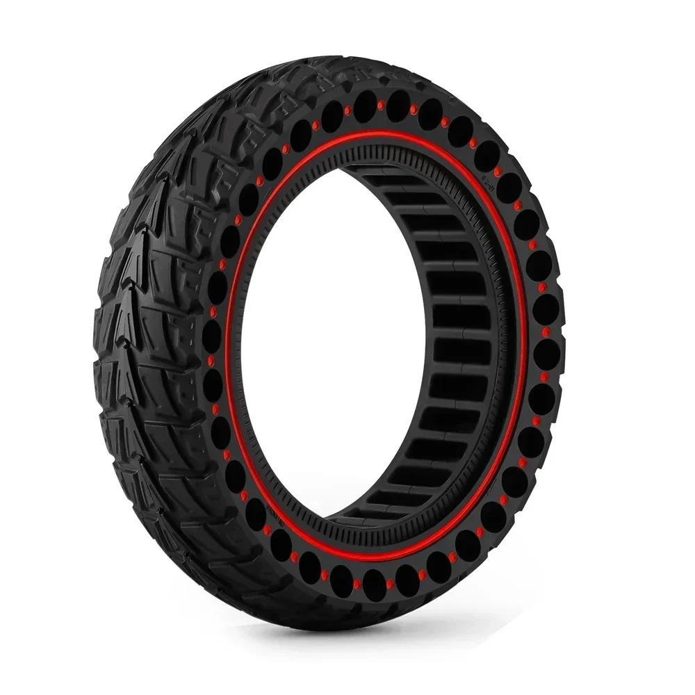 10x2.5 (60/70-6.5)Off-road Solid Tire for Ninebot G30 G30L G30D Electric Scooter Anti-slip Explosion-proof Tyre Strong Grip