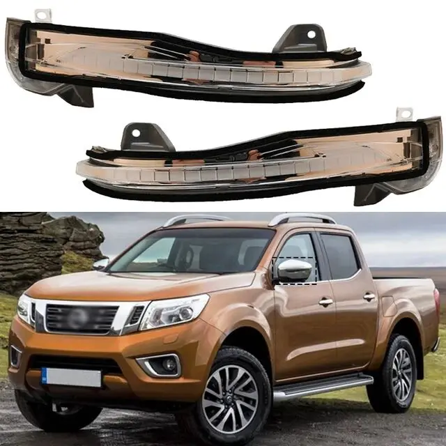 Car Rearview Mirror Turn Signal Light for Nissan Navara NP300 D23 2015-2018 signal lights Indicator light for pathfinder 2018