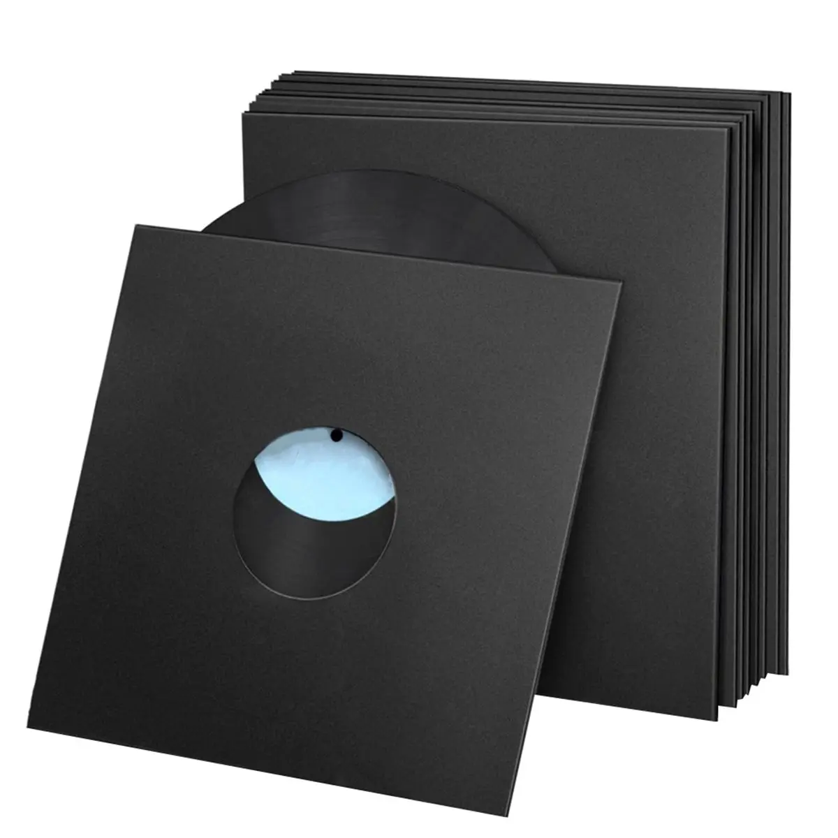 HGHO 20pcs 12 Inch Vinyl Records Sleeve LP Record Cover Resealable Outer Sleeves Composite Paper Bag Vinyl Record Bag A
