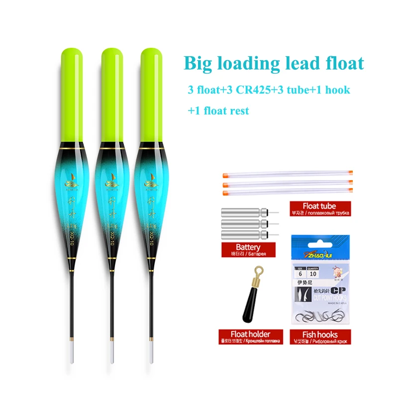 Kit boya eléctrica Nano – Flotadores luminosos y tubos de pesca - imagen 2