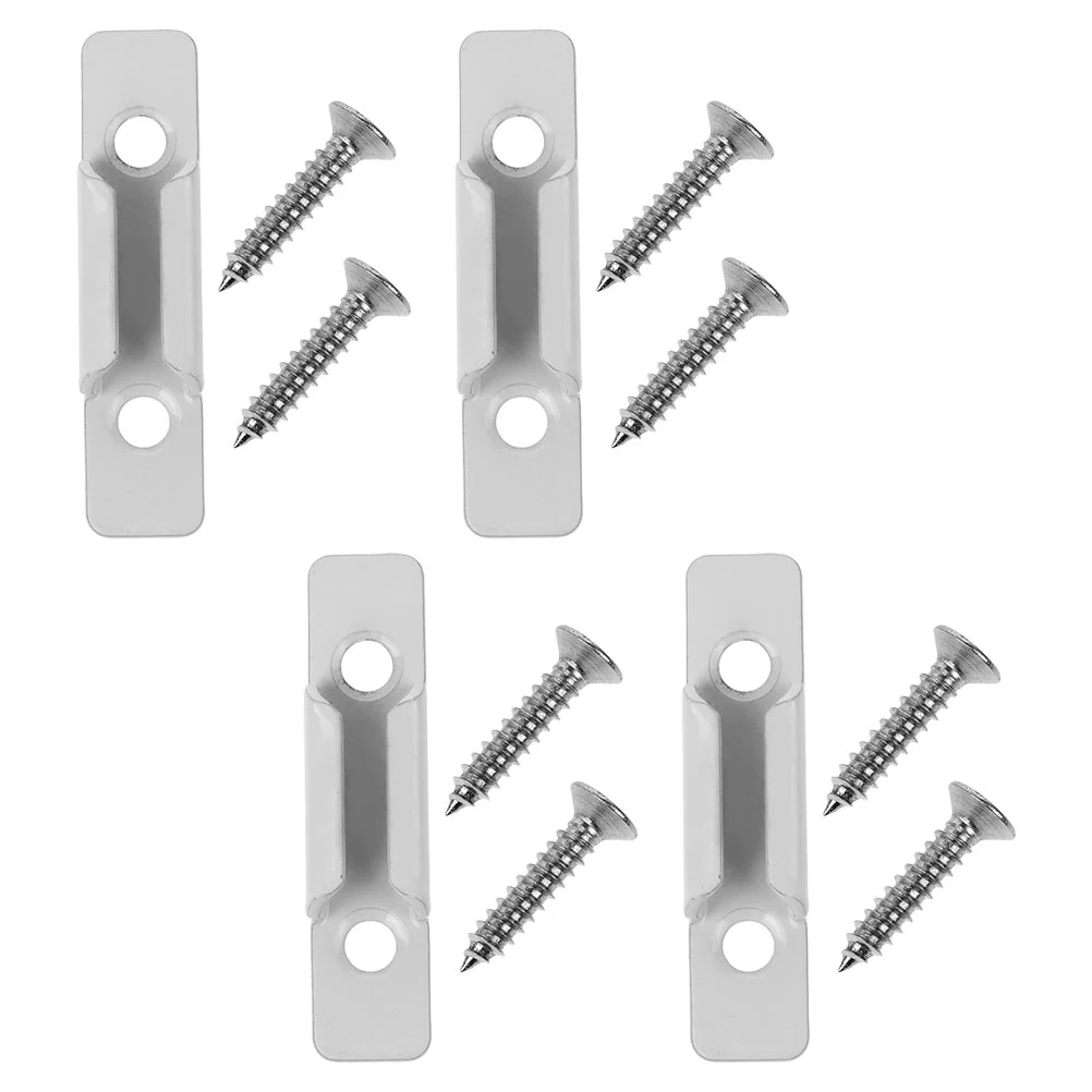 

4 Pcs Window Lock Accessories Keeper Strike Replacement Part Point Sliding Latch Heavy Duty Sash Zinc Alloy Parts Security