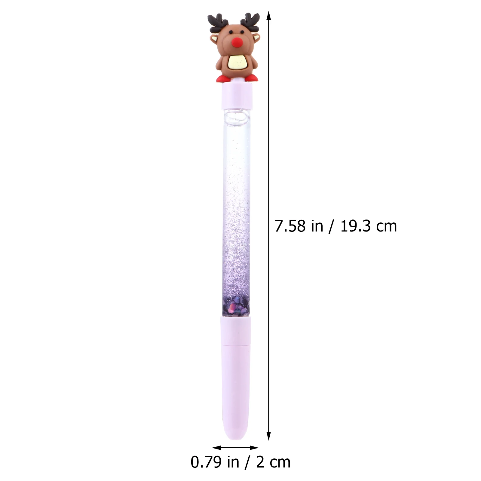 

6pcs Christmas Gel Pen Neutral Ink Pens Smooth Writing Long Handle Comfortable Grip Stationery Gift For Students Teachers Office