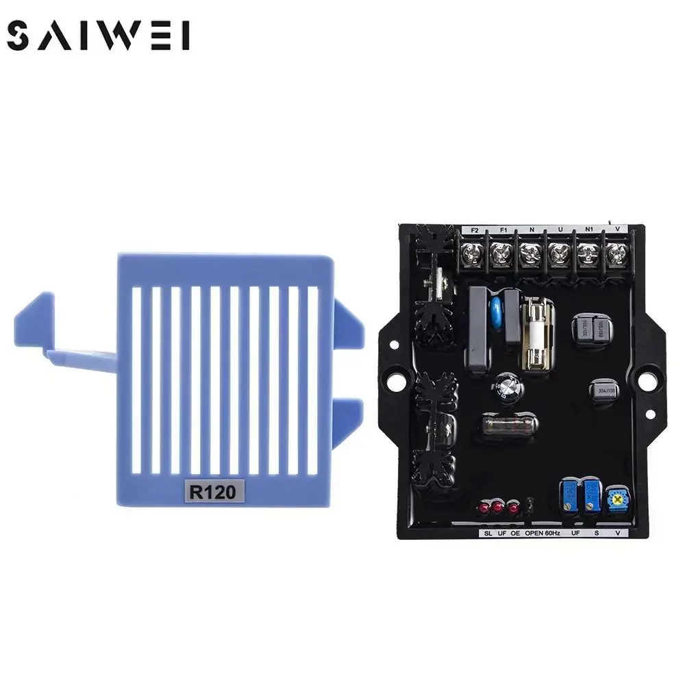 New Arrival R120 AVR Generator Automatic Voltage Regulator Stabilizer Control Board Leroy Somer Power Generator Accessories