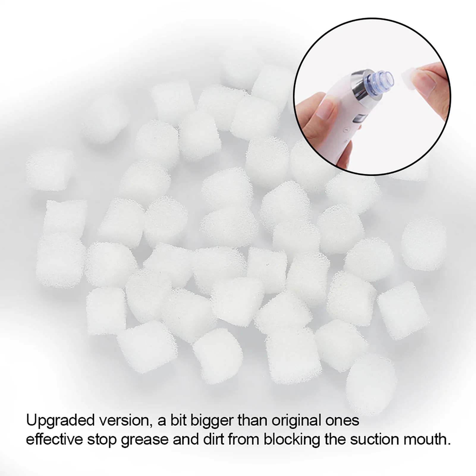 Filter Spons Vervanging Voor Pore Cleaner Vacuüm 150 Stuks Comedondrukker Microdermabrasie Apparaat Accessoires Comedo Zuigkracht