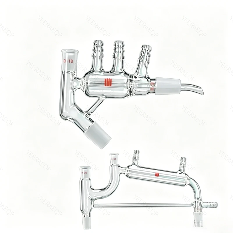 Micro Distiller Straight Condenser Distilling Head Integrated Distillation Design Suitable for Volatile Solvents SYNTHWARE Glass