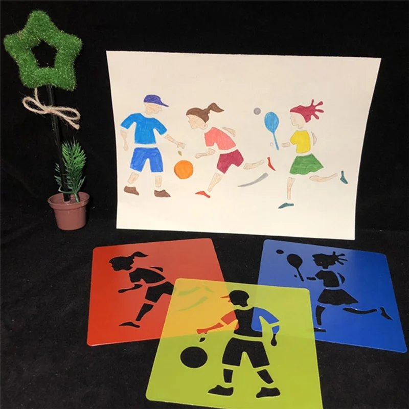 

ABRU-108 шт. весенние трафареты для рисования для детей, трафареты для тротуарной мелки, большие для рисования на улице для детей, малышей дошкольного возраста