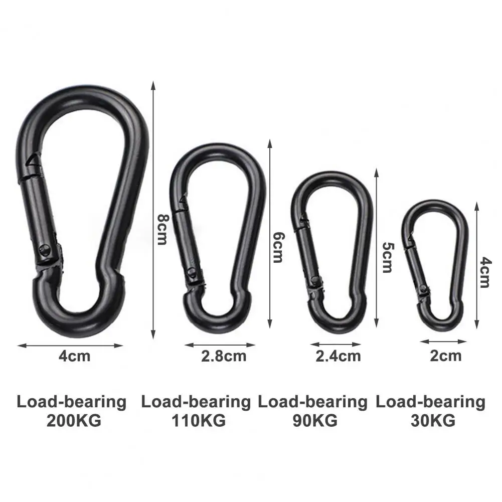 

Lightweight Carabiner Clips Reliable Multipurpose Useful Heavy-Duty Quick Link Carabiner Rope Connectors