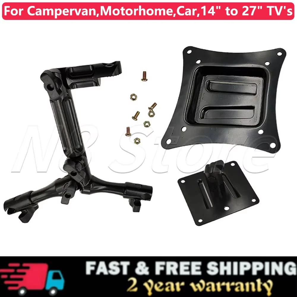 

TV Monitor Headrest Mounting Bracket For Campervan Motorhome Car,14" to 27" TV's