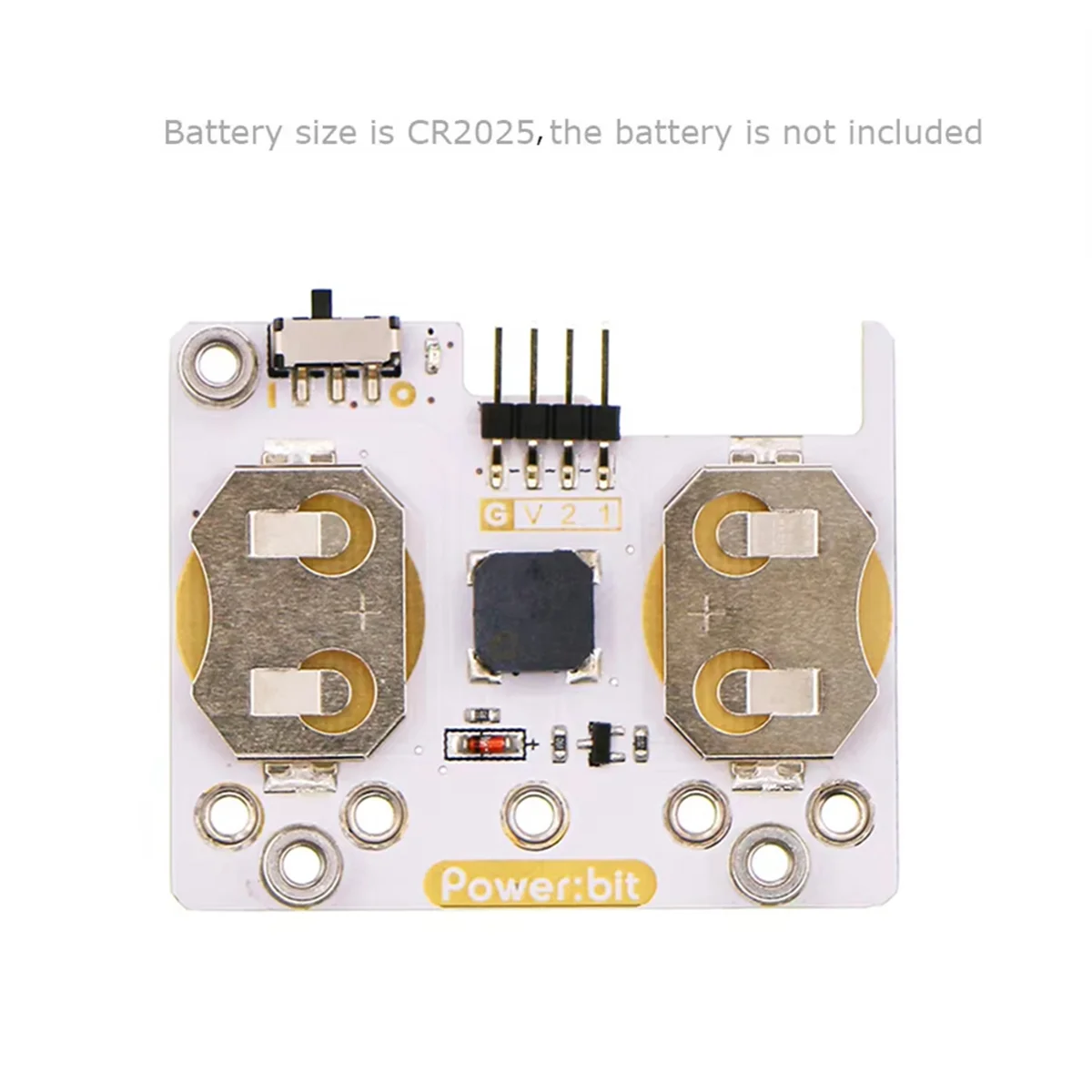 Extension Board Powered By CR2025 Button Battery for Microbit Kids Program Wearable Devices Watch-BtLife
