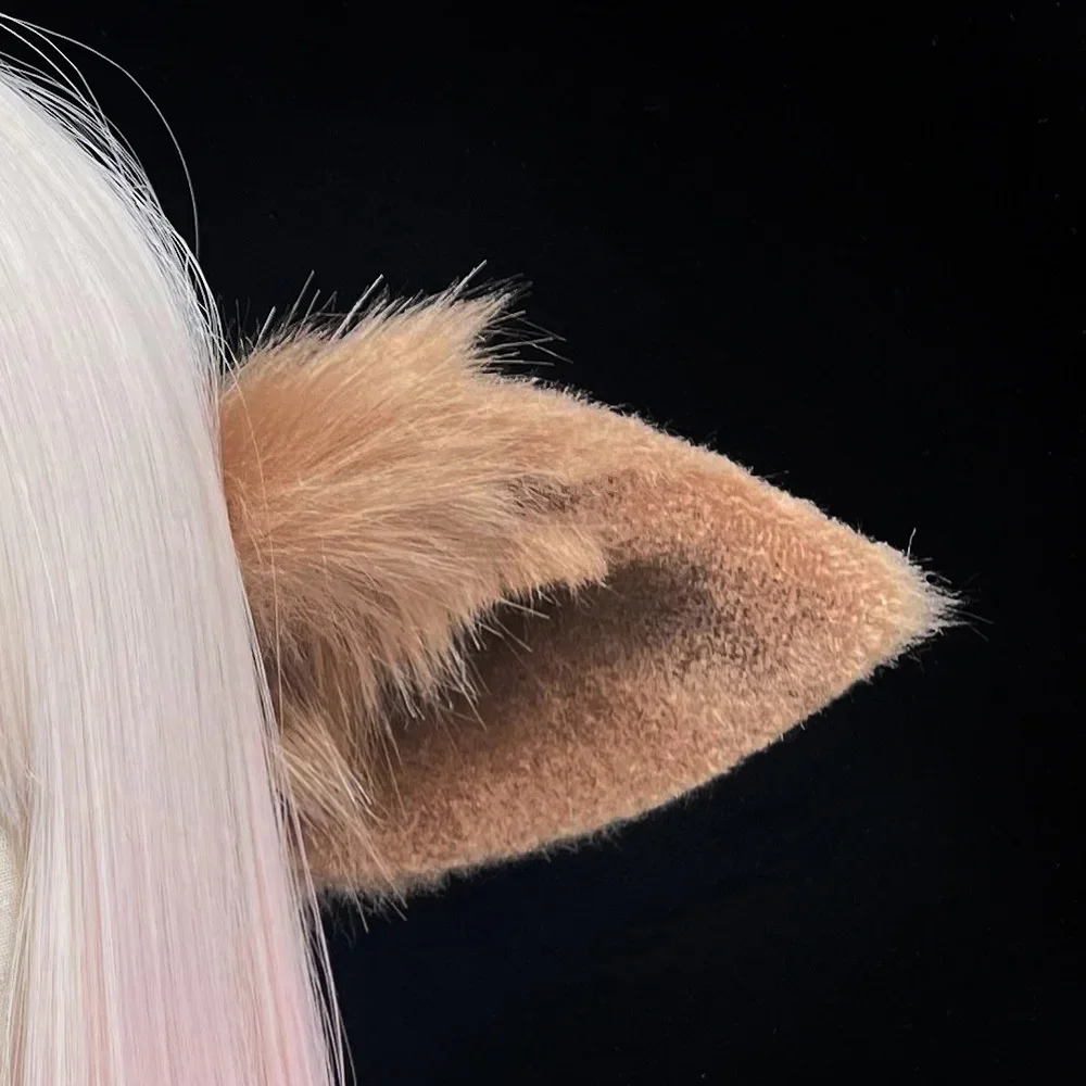 Handmade Simulation Beast Animal Ear Anime KC Lovely Animal Sheep Cat Fox Ear Hair Hoop for Christmas Halloween Cosplay Prop