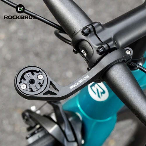 Imagen 2 del producto ROCKBROS-soporte para ordenador de bicicleta, velocímetro, odómetro, cronómetro, GPS, PA66, accesorio de soporte de luz de nailon