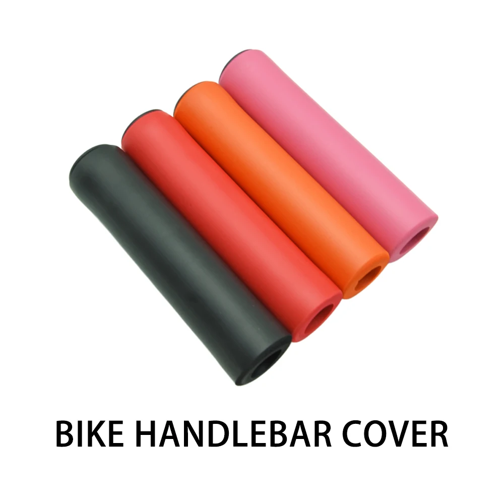 Mountain Bike Handlebar Grips Pure Silicone High Density Ultra-Light Waterproof Anti-Slip Bicycle Grips Cycling Parts